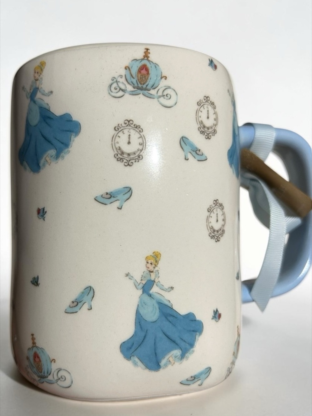 Rae Dunn Disney Cinderella Mug Bibbidi Bobbidi Boo Princess Coffee Cup NWT